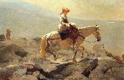 Winslow Homer Bridle Path, White Mountains painting
